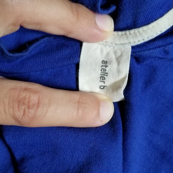 Atelier B T-Shirt Cobalt Blue size S (mens) - Picture 2 of 3